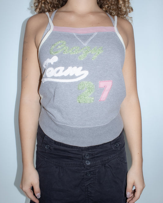 pinko pink/grey top