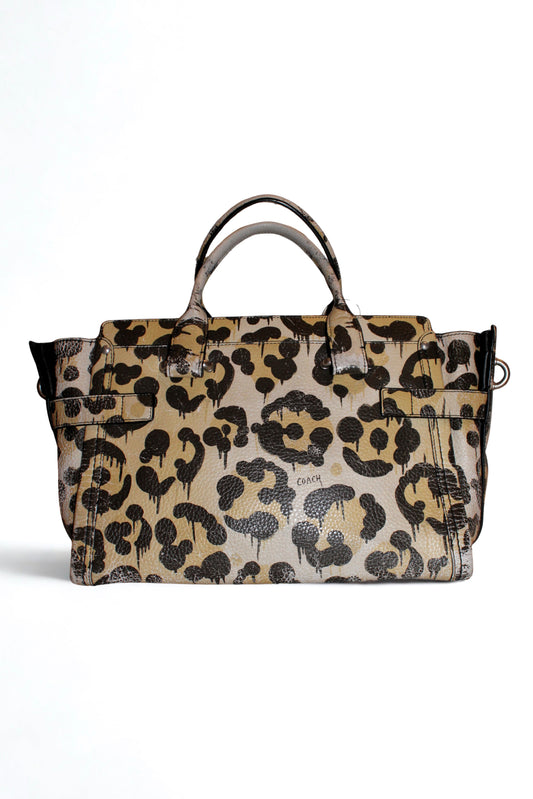 COACH X BASEMAN WILD BEAST SWAGGER HANDBAG 2015