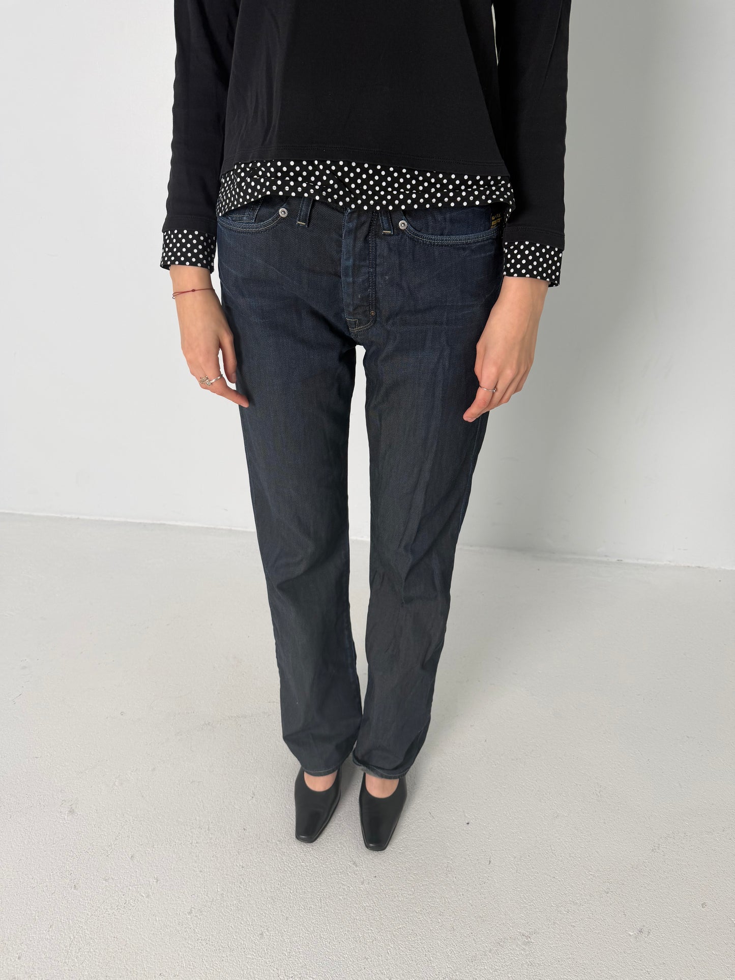 G-STAR RAW STRAIGHT-LEG JEANS