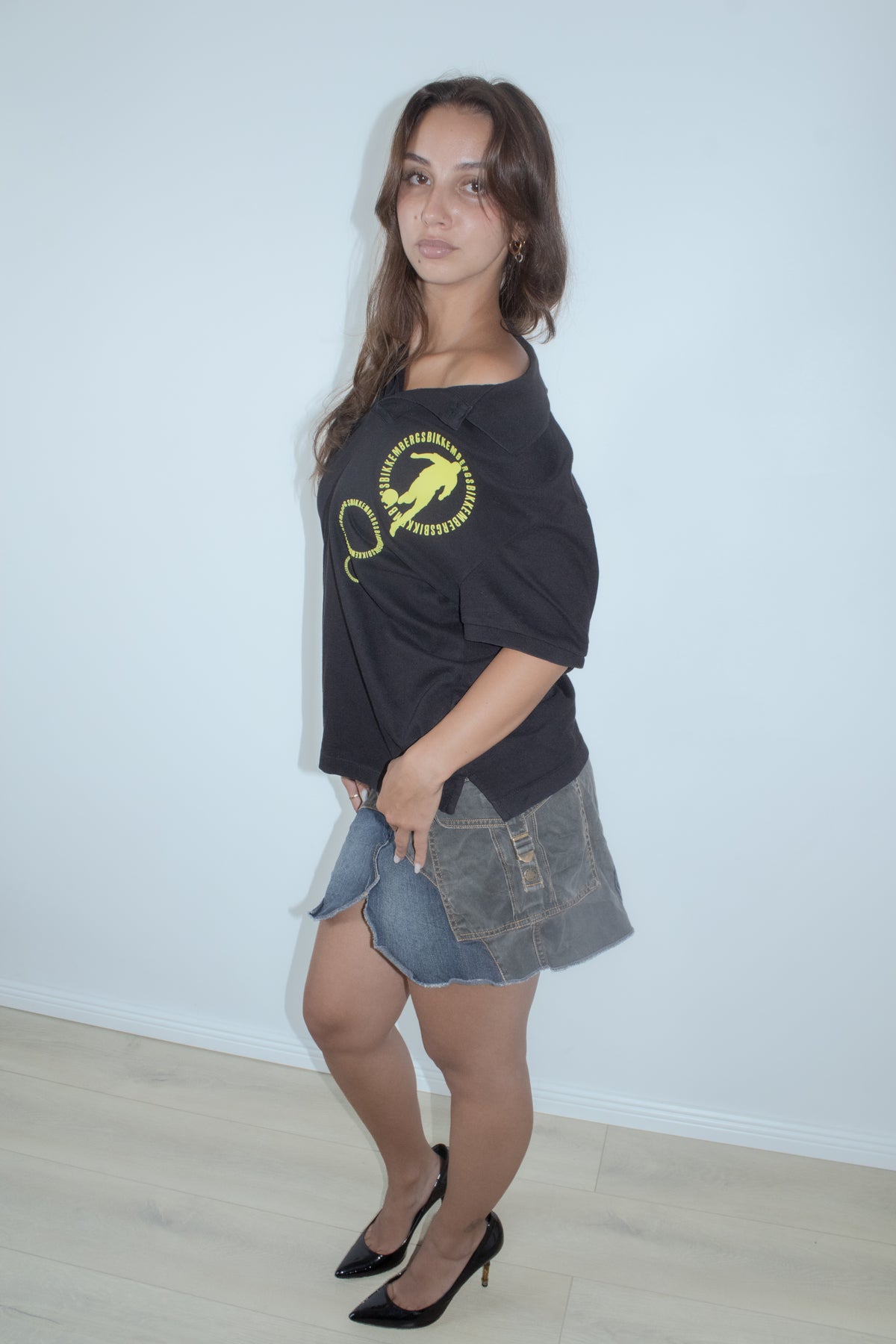 bikkembergs football polo top