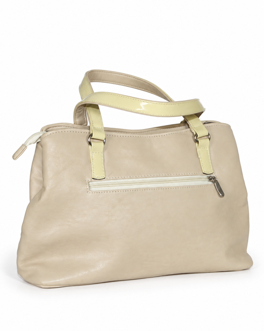 cream bowling bag
