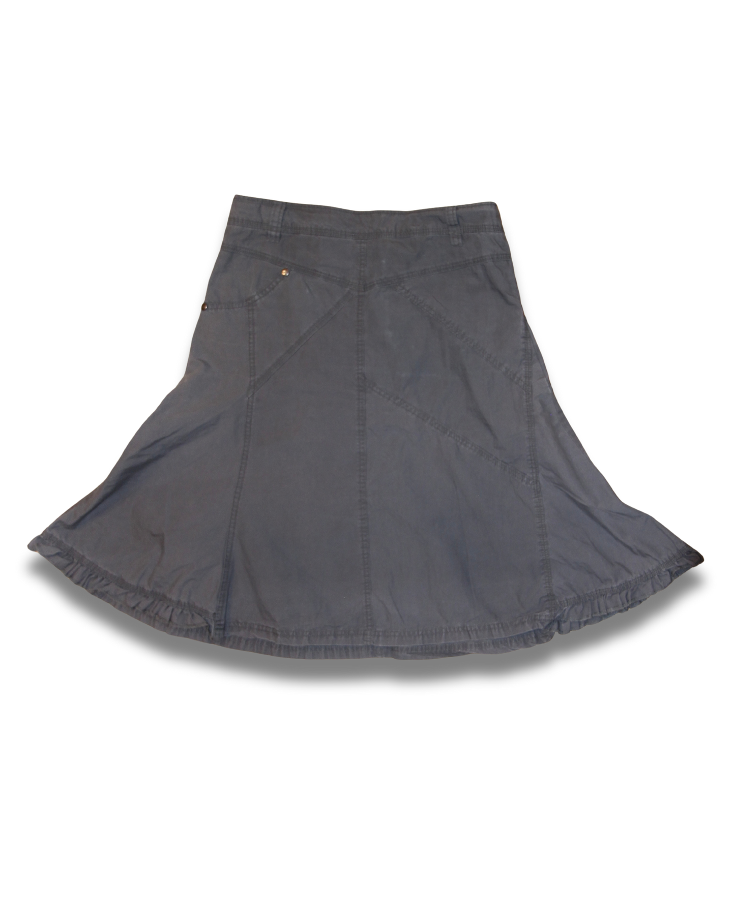 GREY FLARED SKIRT