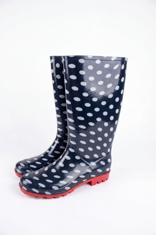 POLKA DOT RUBBER BOOTS