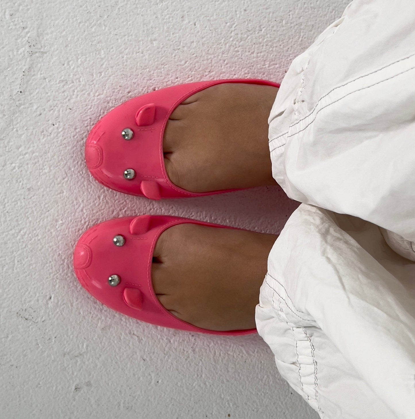 MARC JACOBS PINK MOUSE BALLERINAS