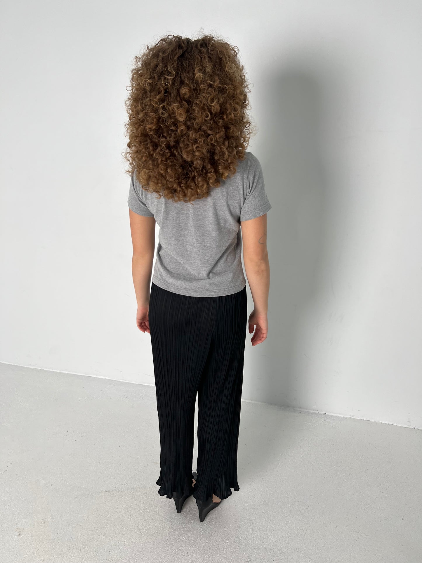 PLEATS PLEASE ISSEY MIYAKE BLACK PANTS