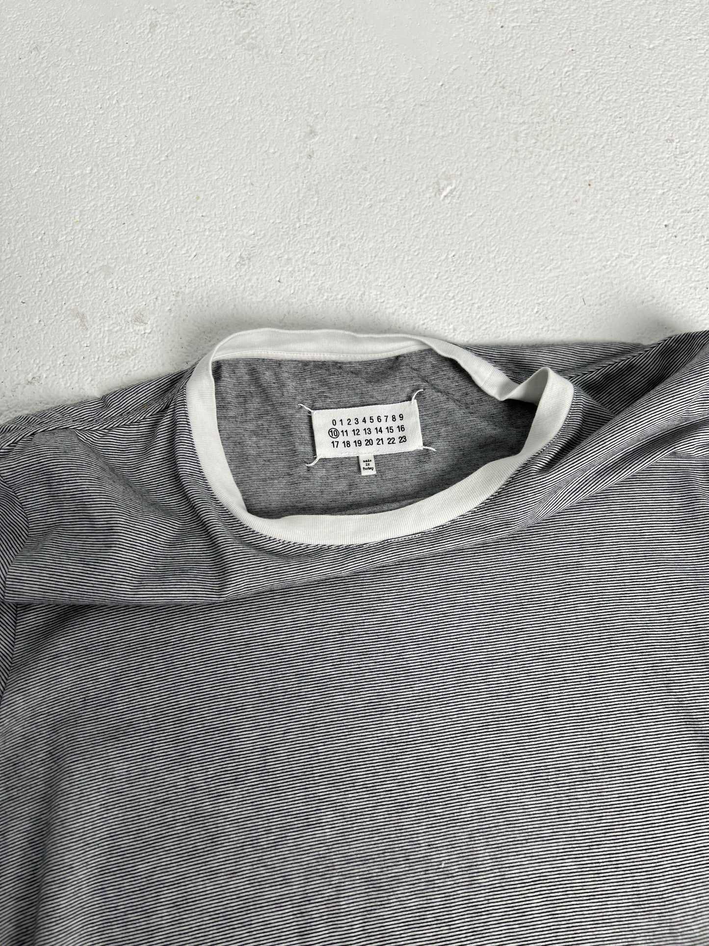 MAISON MARGIELA STRIPED T-SHIRT