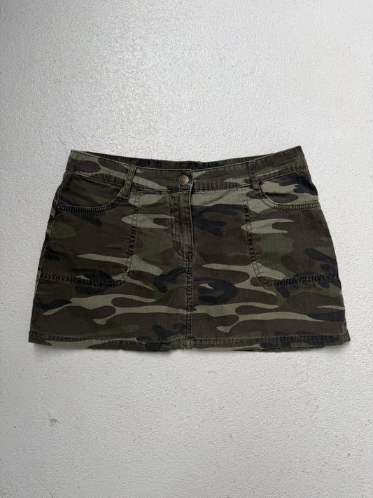 CAMO MINI SKIRT