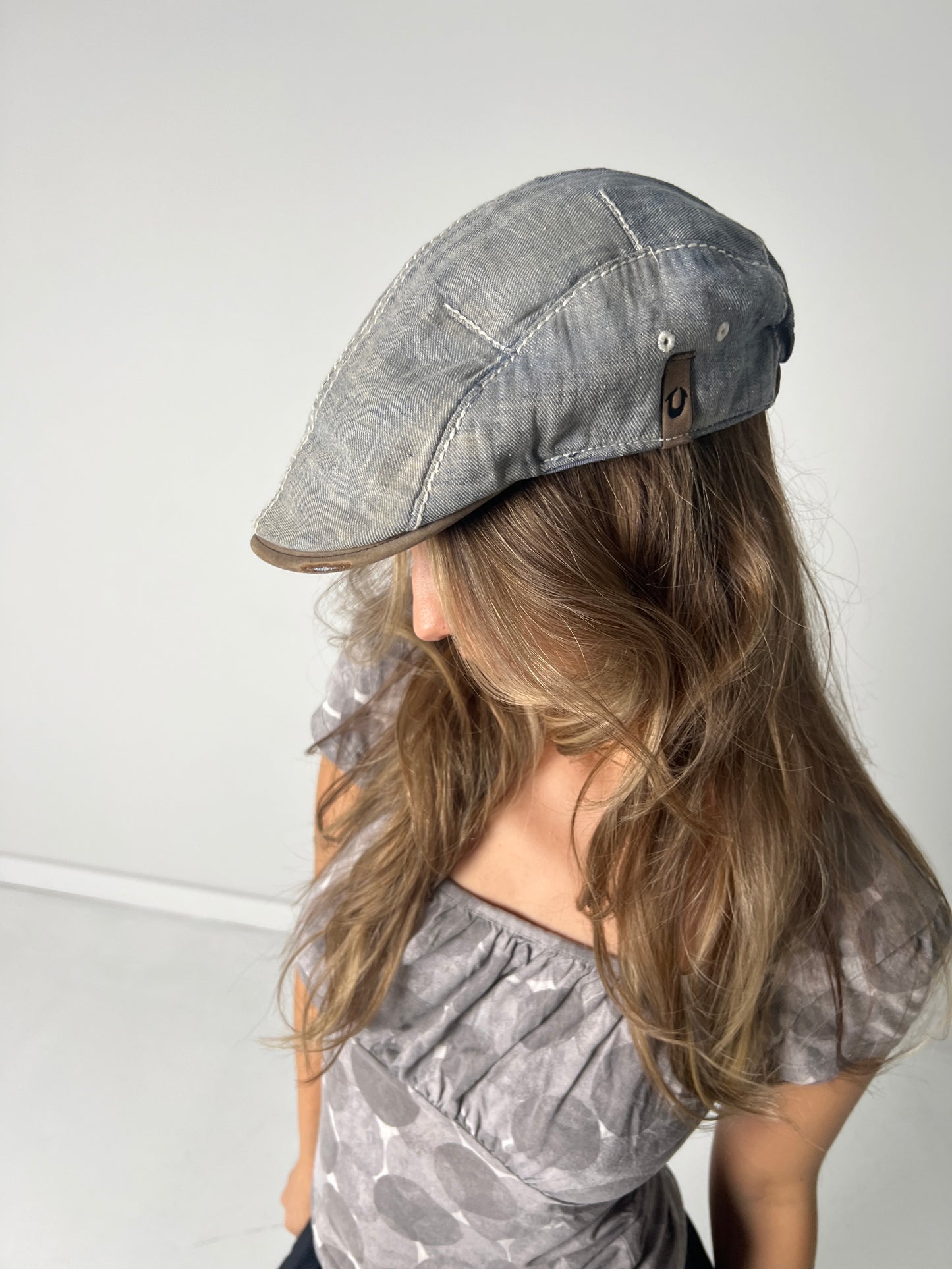 TRUE RELIGION DENIM BERET