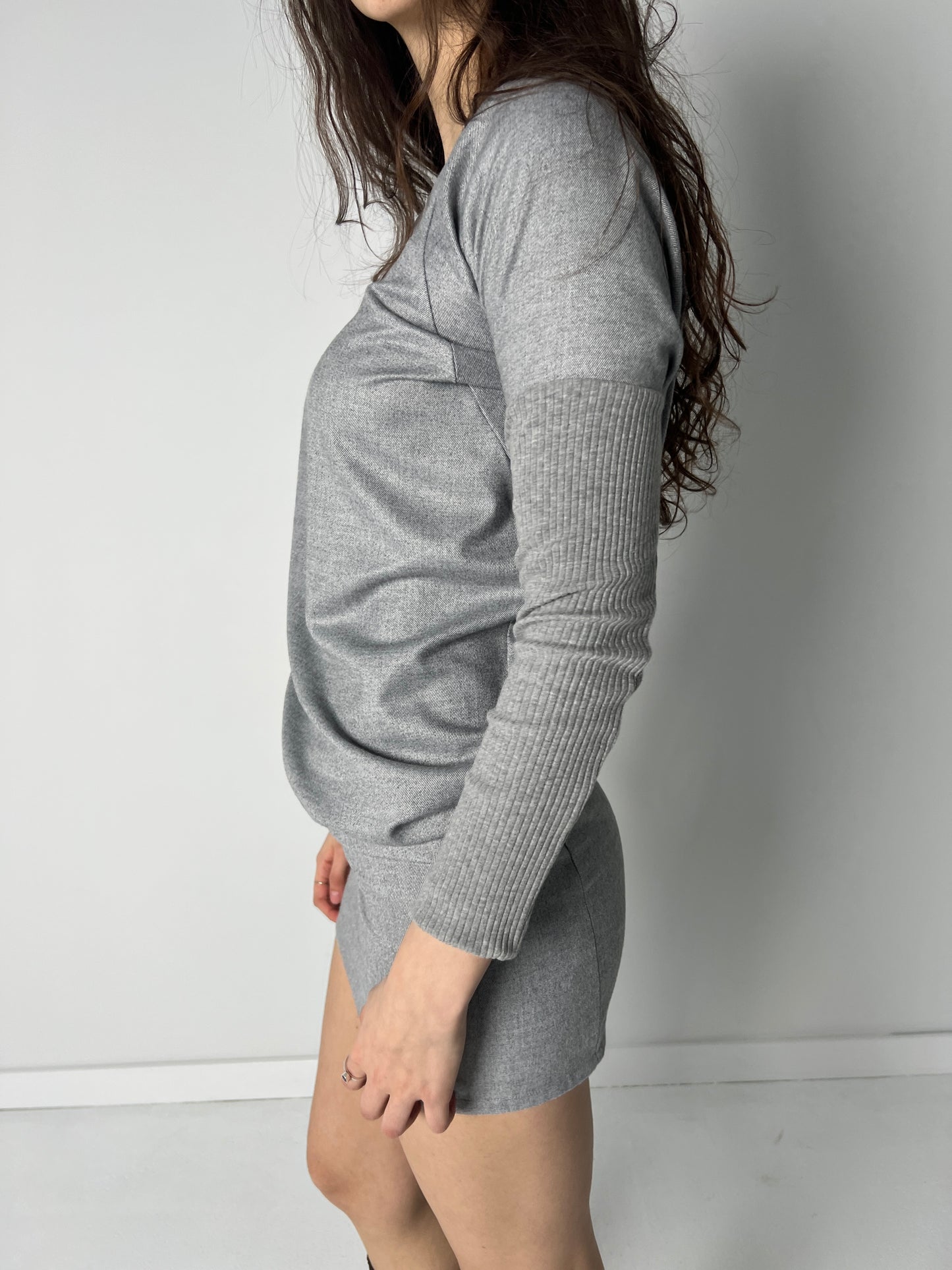 MM6 MAISON MARGIELA GREY MINI DRESS
