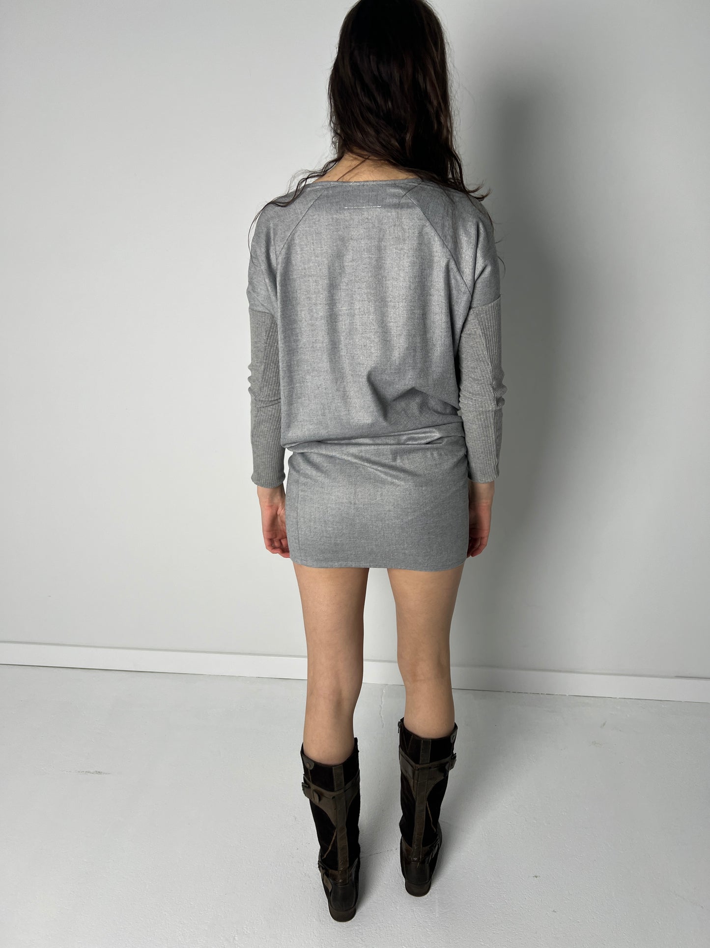 MM6 MAISON MARGIELA GREY MINI DRESS