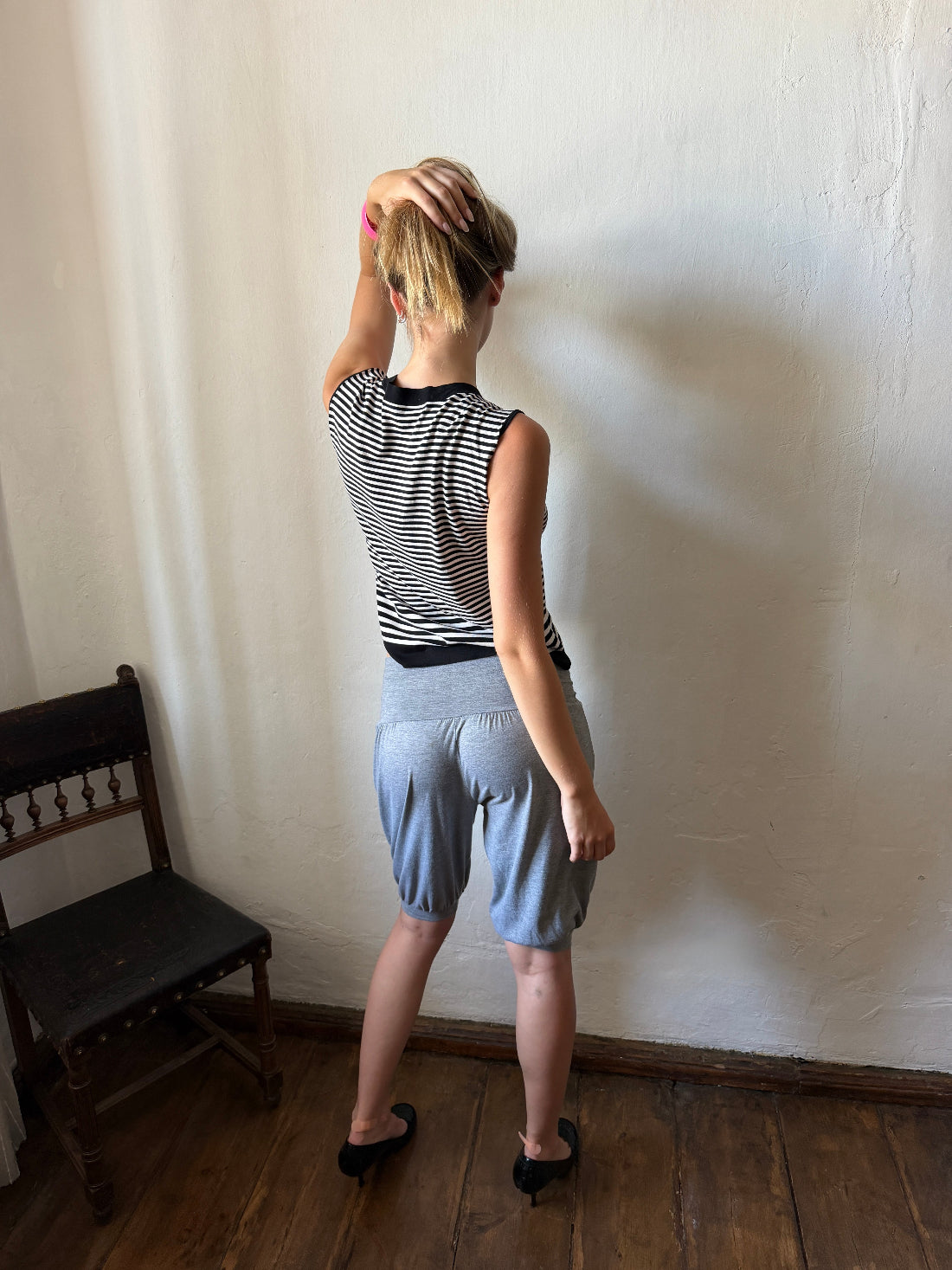STRIPPED SAILOR KNIT TOP