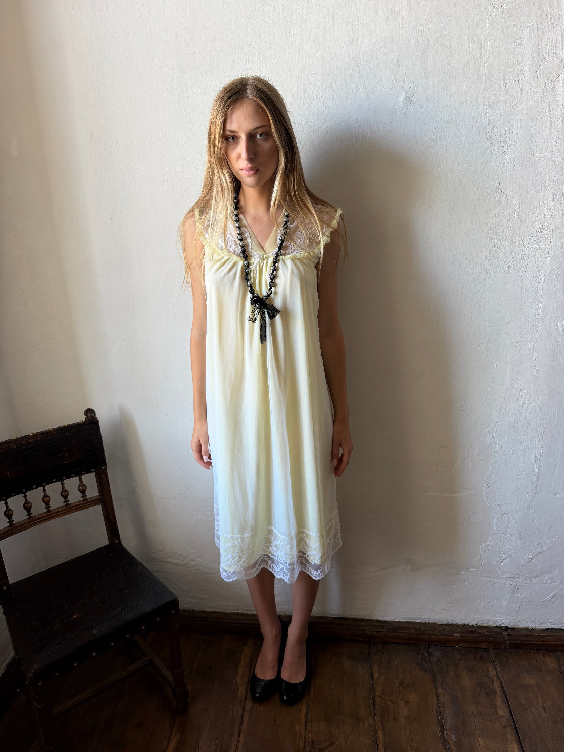 BUTTER LACE SLIP DRESS