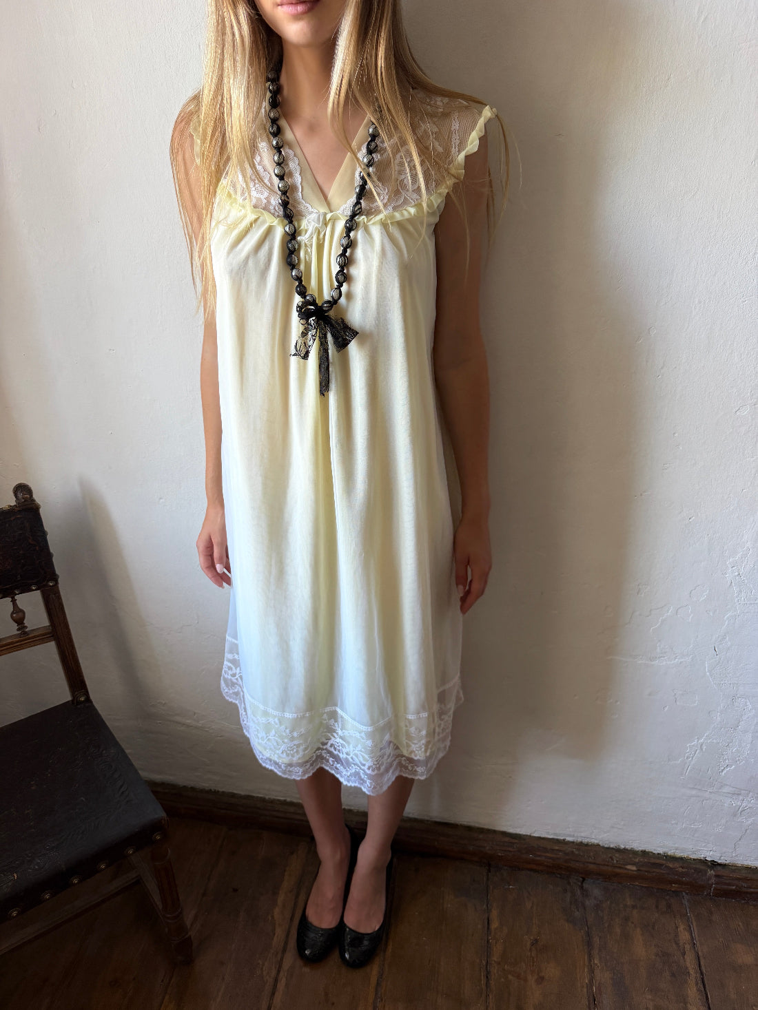 BUTTER LACE SLIP DRESS