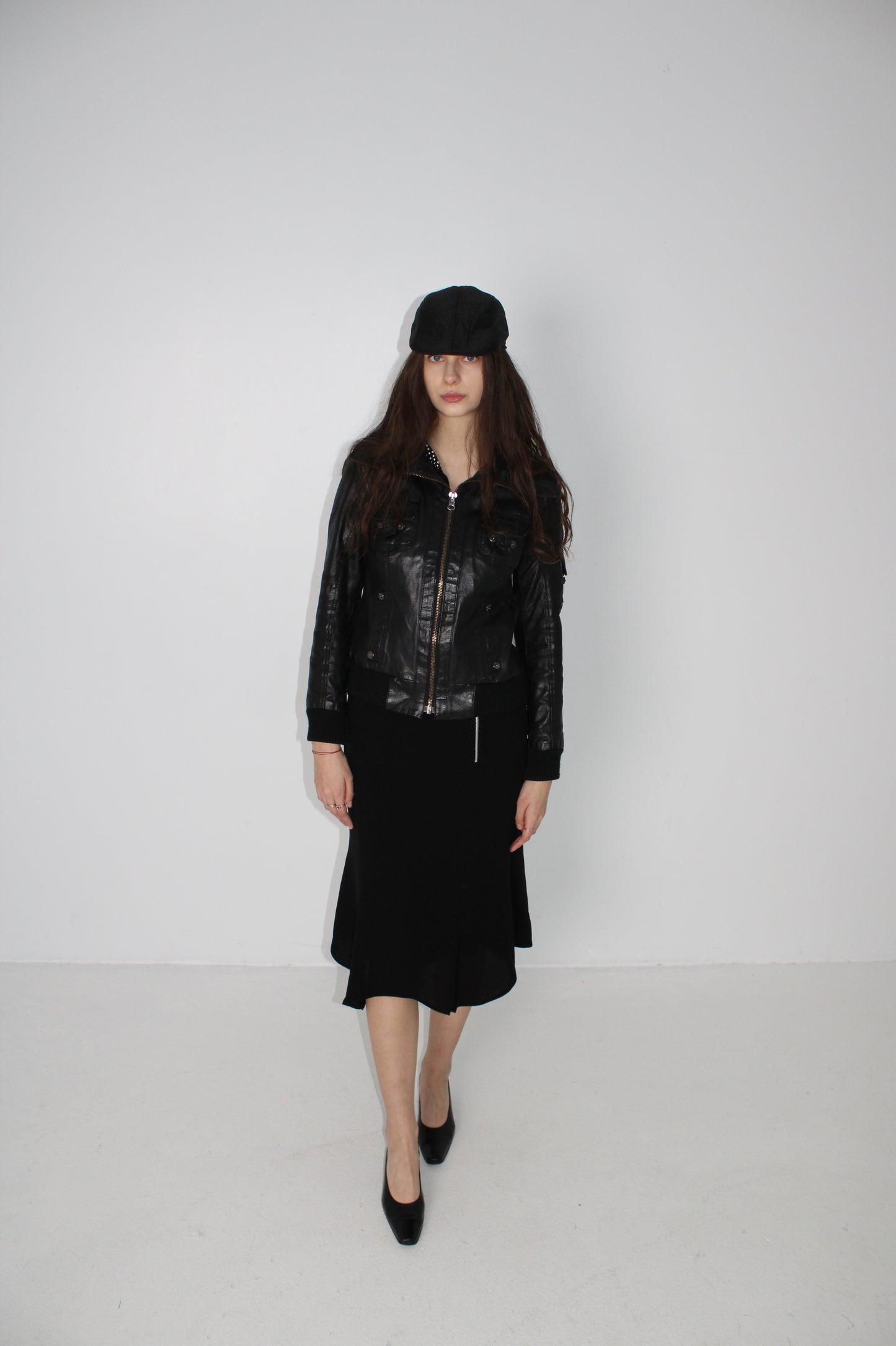 BLACK LEATHER JACKET