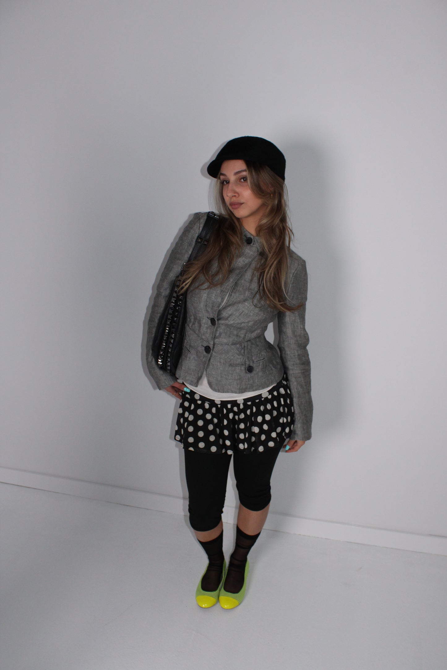 MEXX STRUCTURED LINEN STAND-COLLAR JACKET