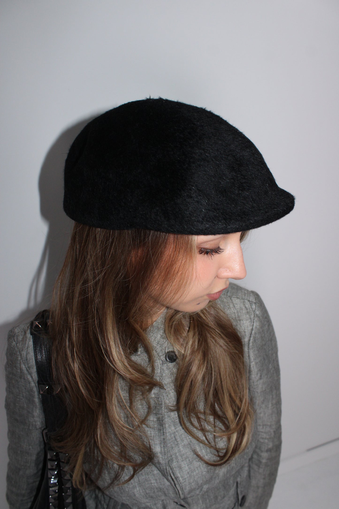 GUCCI BLACK ASCOT CAP
