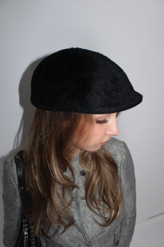 GUCCI BLACK ASCOT CAP