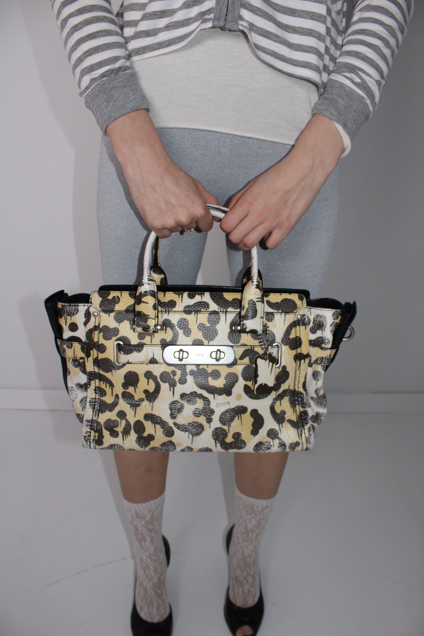 COACH X BASEMAN WILD BEAST SWAGGER HANDBAG 2015