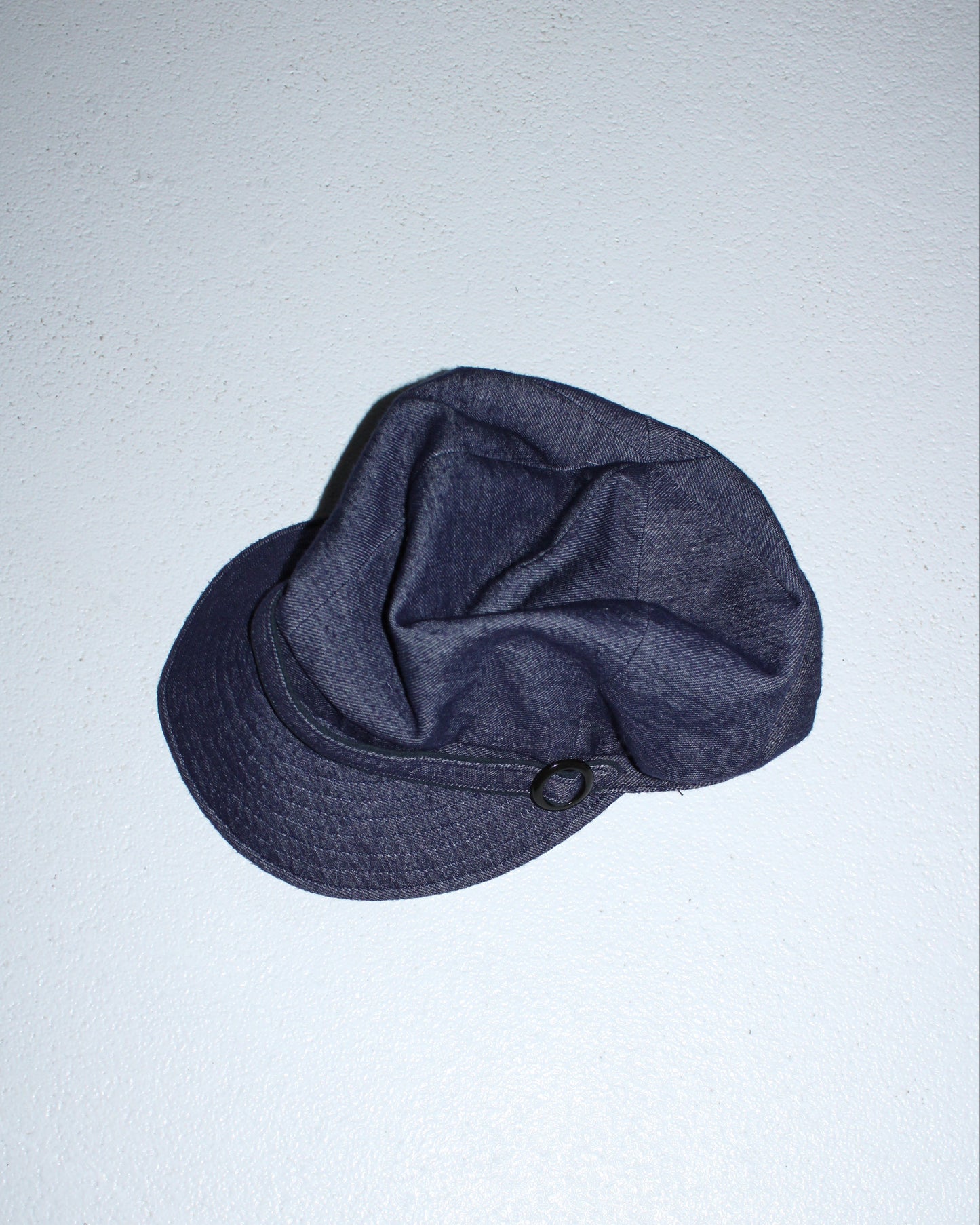 DENIM NEWSBOY CAP