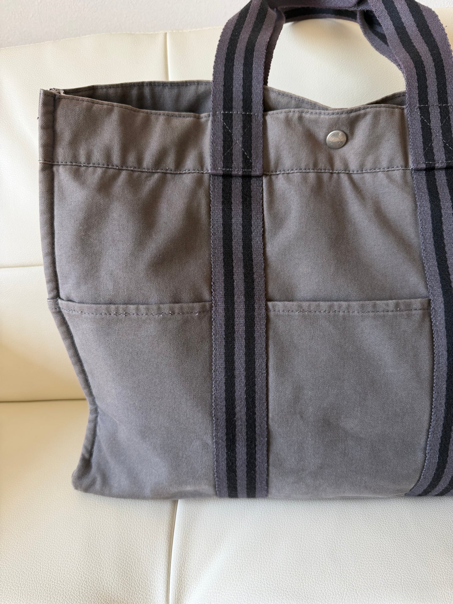 HERMÈS GREY TOTE BAG