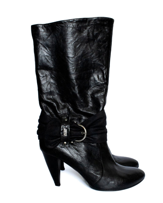 miss sixty heeled leather boots