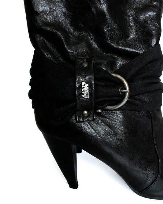 miss sixty heeled leather boots