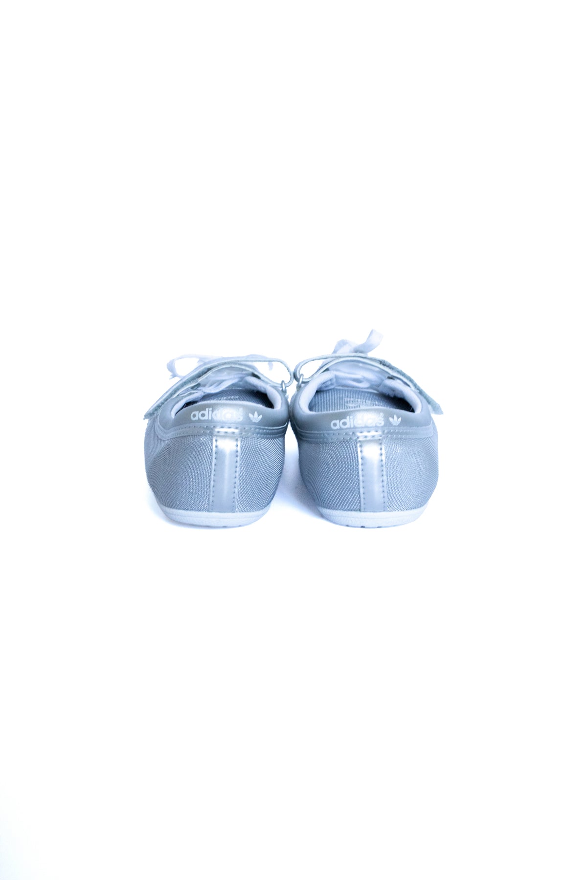 adidas silver ballet sneakers