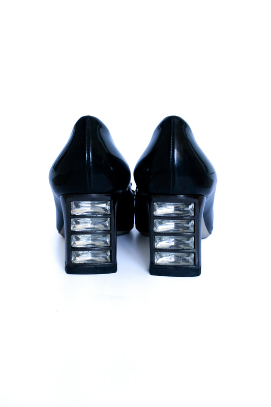 miu miu bow heels