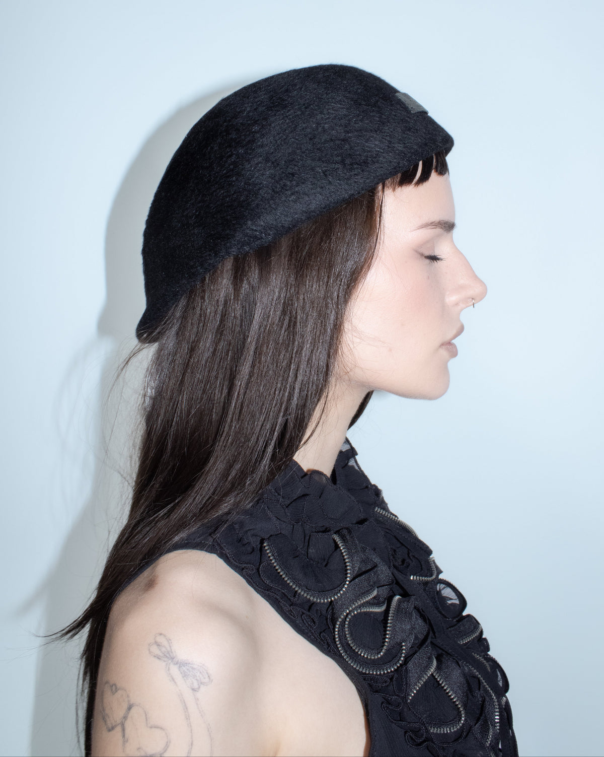 gucci black ascot cap