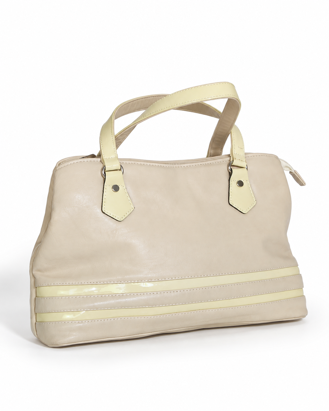 cream bowling bag