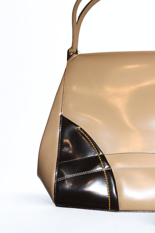 PRADA RE-EDITION 1995 PATENT LEATHER HANDBAG