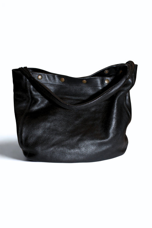FURLA BLACK LEATHER BAG