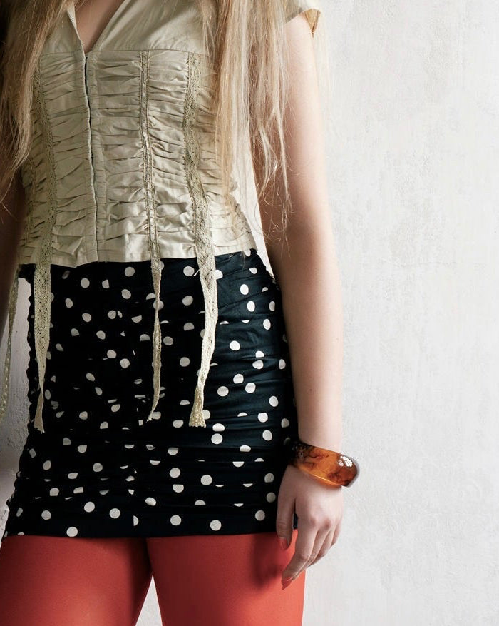 MINI POLKA DOT SKIRT