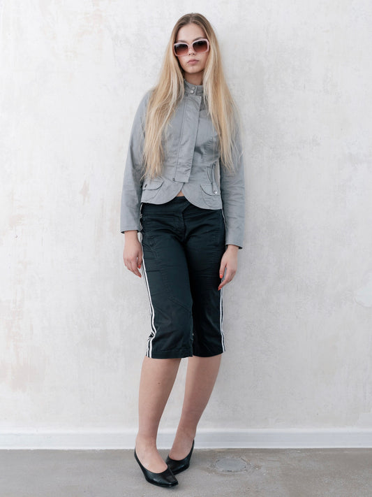 HIGH-NECK GREY JACKET